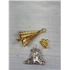 Image 5 : Quality Vintage Rhinestone X-mas The Brooch Lot Fabulous!