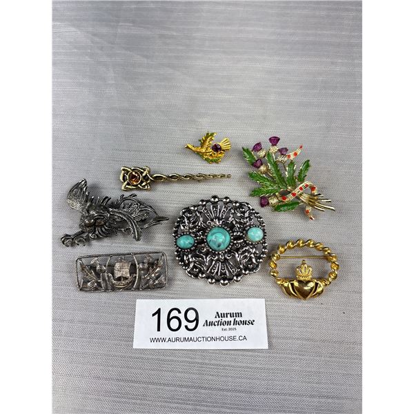 Excellent Vintage C.1960s Celtic Brooch Collection Very Nice!