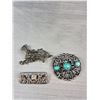 Image 2 : Excellent Vintage C.1960s Celtic Brooch Collection Very Nice!