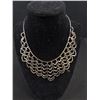 Image 3 : 2x Exquisite Vintage Rhinestone Sapphire Bib Necklace Fantastic!