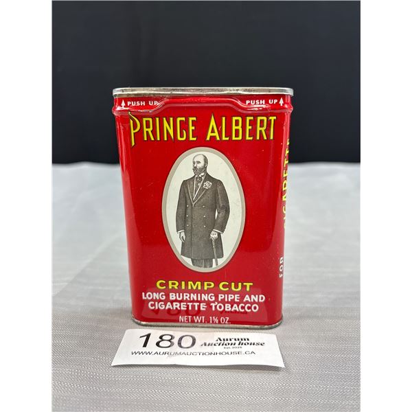 Vintage Prince Albert Crimp Cut Tobacco Tin