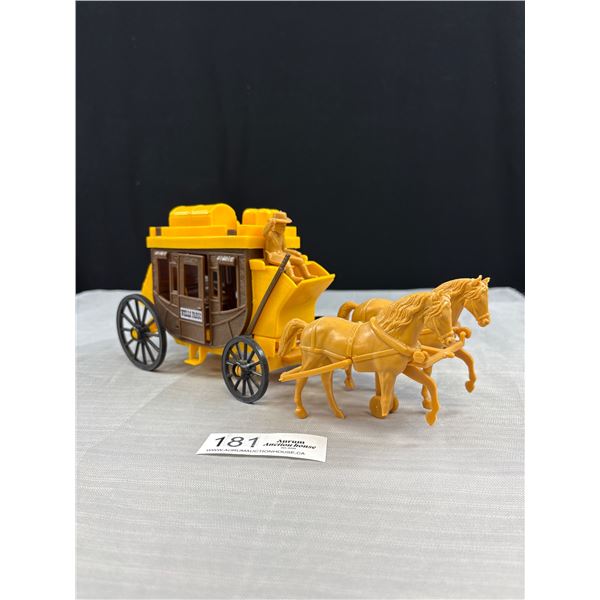1970's Wells Fargo Stage Coach and Horses