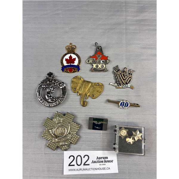Collection of Old Pins + Brooches