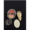 Image 3 : 4pcs Vintage Cameo Jewelry