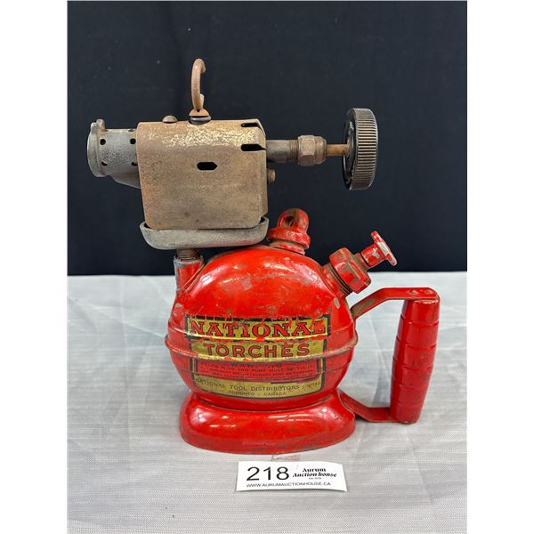 Antique National Torches Made in Canada Torch