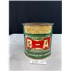 Image 1 : Vintage 5 Lb B-A Wheel Bearing Grease Tin Empty with Lid