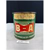Image 2 : Vintage 5 Lb B-A Wheel Bearing Grease Tin Empty with Lid