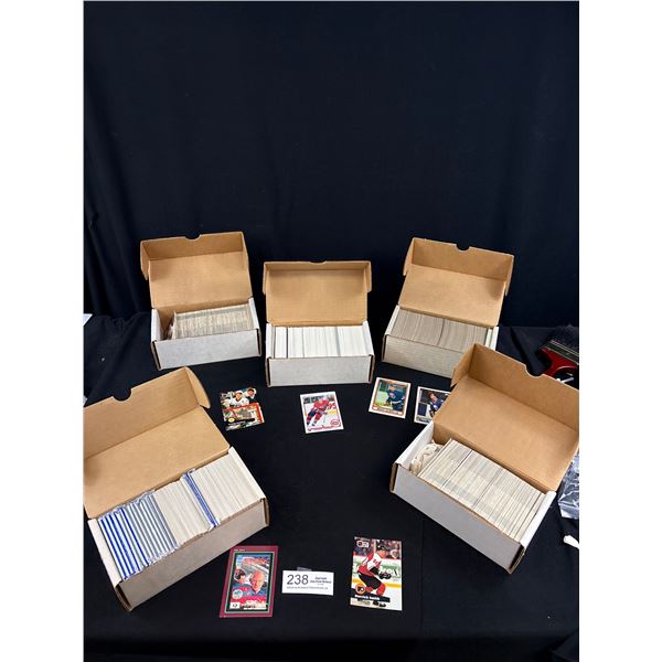Lot of 5 Boxes of NHL Trading Cards