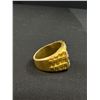 Image 3 : Men's Gold Ring, Size 11, Marked 18K, Fake