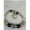 Image 2 : 3 Silver Plated Bead Charms Bracelets
