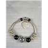 Image 3 : 3 Silver Plated Bead Charms Bracelets