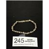 Image 1 : Gold Plated w/ Stones Tennis Bracelet, Unmarked