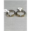 Image 2 : 5 New Stainless Steel Ring Bands in Diff. Ring Sizes