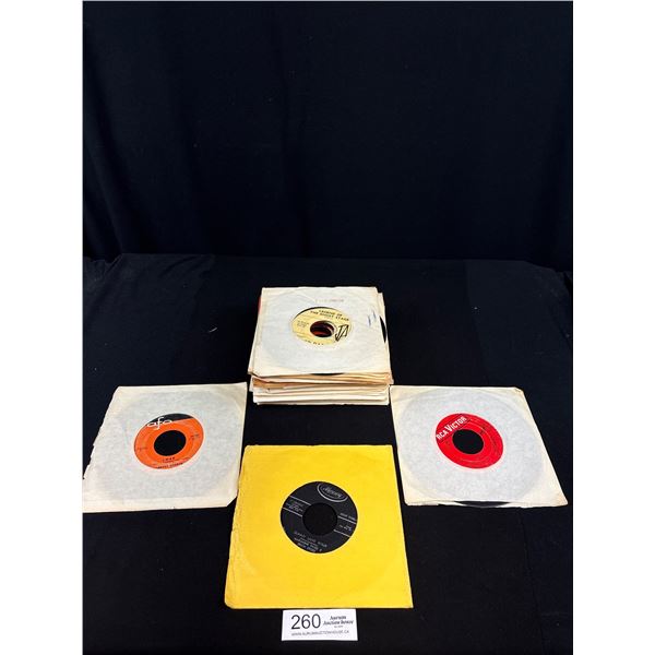 Lot of 20+ Excellent Condition 45 Records Most Never Used Sunny Lane, Fred Darrien, etc