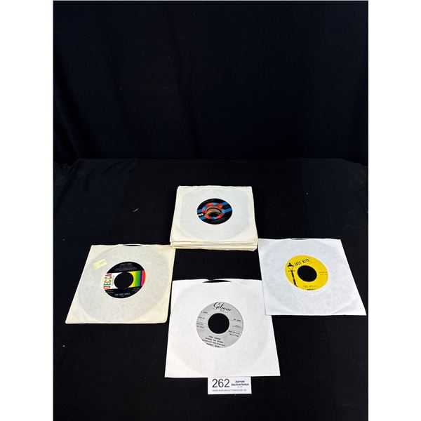 Lot of 15 Vintage 45 Records in Excellent Condition Teen Angel, Hooked on a Feeling, etc