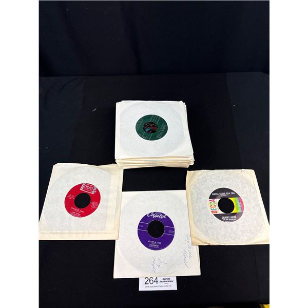 Lot of 20+ Excellent Condition 45 Records Most Never Used 3 Dog Night, Diamond Head, etc