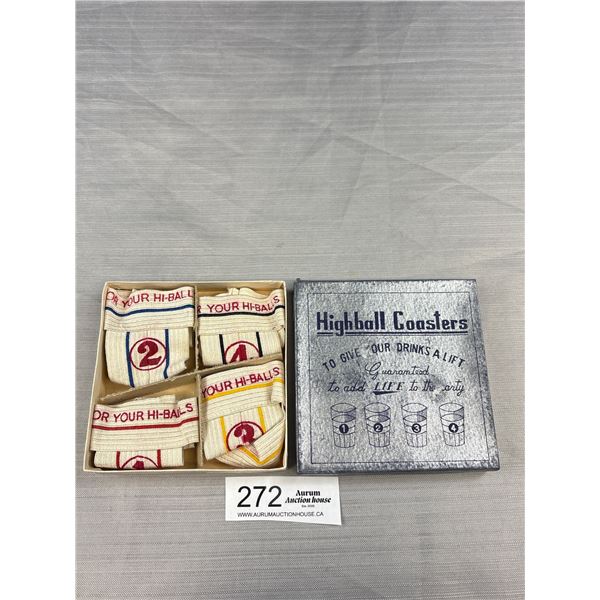 1950's Hong Kong Jock Strap Novelty "Highball Coaster" Never Used