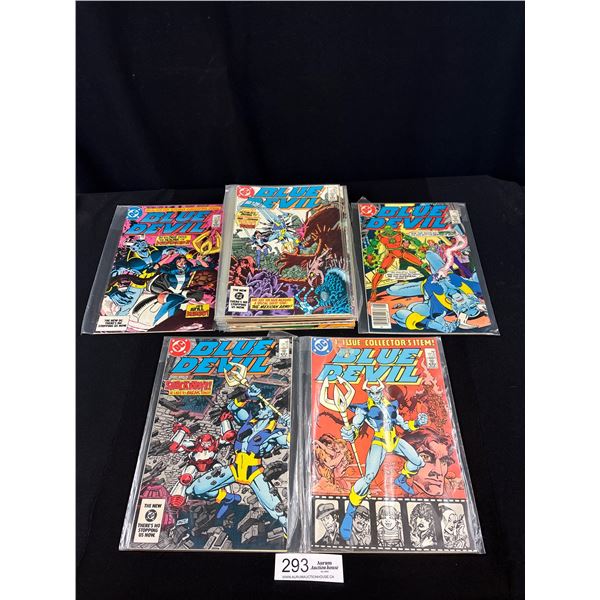 Nice Lot of 20+ Comics Some on Board in Bag Blue Devil Etc
