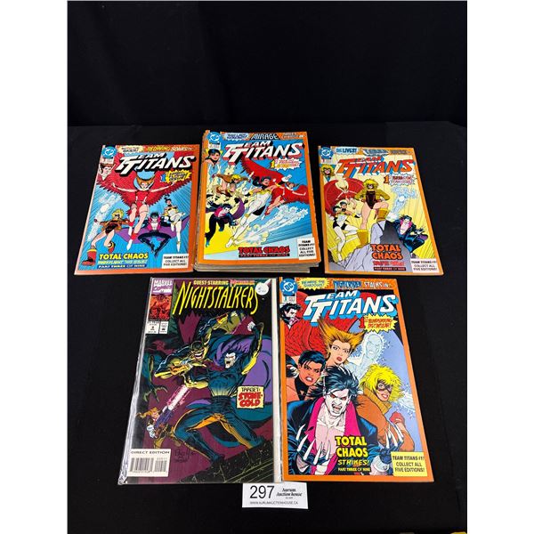 Nice Lot of 20+ Comics Some on Board in Bag Marvel NightStalkers Etc