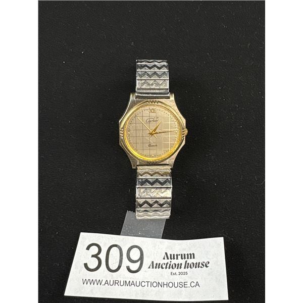 Vintage Signed Cartier Paris .925 Swiss Also Hallmarked Works Perfect