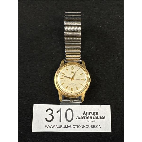 Vintage Buren Super Slender Automatic Watch Needs Cleaning