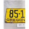 Image 3 : 1939 Oregon License Plate