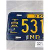Image 3 : 1958 Indiana License Plate