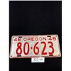 Image 1 : 1948 Oregon License Plate