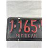 Image 2 : 1931 Michigan License Plate