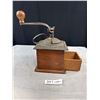 Image 4 : Very Nice Early 1900's Coffee Grinder, Approx 10" Tall