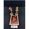 Image 1 : 3 Pc Hummels Collection, 2 Figurines + Book