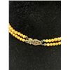 Image 3 : Vintage Graduated Double Strands Pearls Necklace Original Clasp