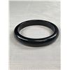 Image 3 : 2 Vintage Black Lucite Bangles One w/ White Inlay
