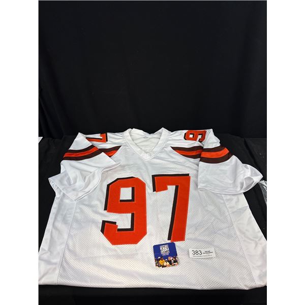 Autographed Signed Guston Cleveland Browns Jersey w/ COA