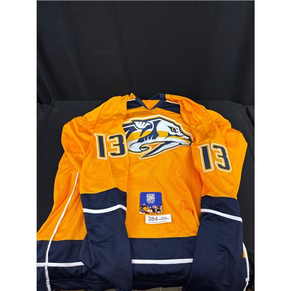 Signed Nashville Predators Nick Bonino Signed Autographed Jersey w/ COA