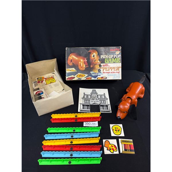 Vintage Pick Up Pup Game In Original Box