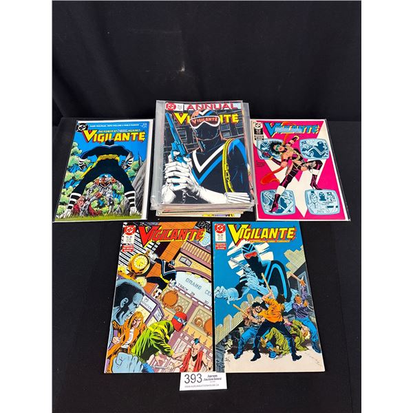 Nice Lot of 20+ Comics Some on Board in Bag DC Comics Vigilante Etc