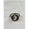 Image 2 : Antique Sterling Silver Wedgewood Ring Beauty
