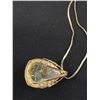 Image 3 : Genuine Vintage Rutilated Quartz Gold Necklace