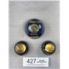 Image 1 : Vintage Canadian Coins in Lucite