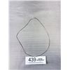 Image 1 : A 16" Italian Sterling Silver Rope Necklace (Needs Catch)