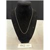 Image 1 : Fine 18" Sterling Necklace/Chain