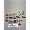 Image 1 : Approx 20 Vintage Mostly Enamel Pins