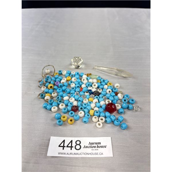 Antique Crystal's + Beads (Glass) Lot
