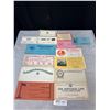 Image 1 : 14 Vintage 1930's Advertising Ink Blotters