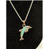 Image 3 : 2 Dolphines Pendant Necklaces + 1 Bracelet