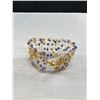 Image 3 : Hand Crafred Unique Bracelet w/ Gold Plated Toggle - Clasp