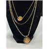 Image 2 : Nice Triple Strand Necklace w/ Pendants