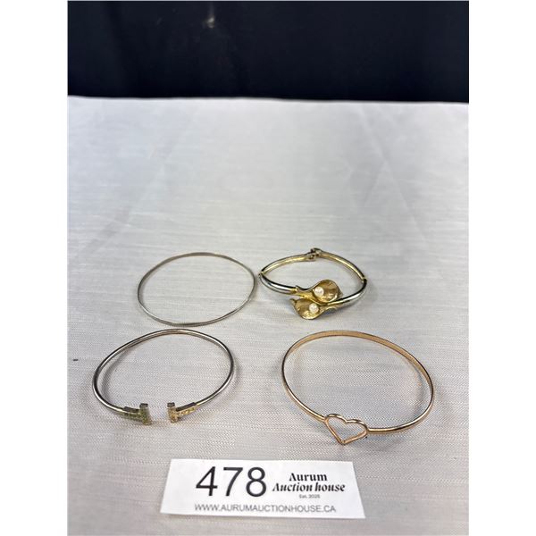 4 Misc Vintage Bangles