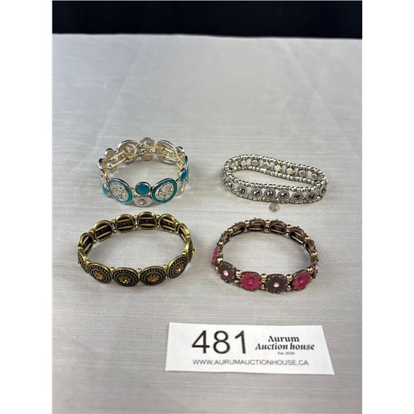 4 Unusual Vintage Bracelets